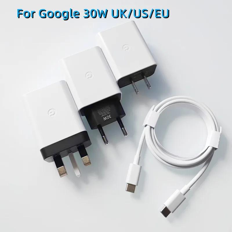  ȼ 7, 6, 5 , 30W , EU, US, UK ޼  PD  , USB C C Ÿ ̺, ȼ 6A, 5A, 4A, 3 XL, XXL